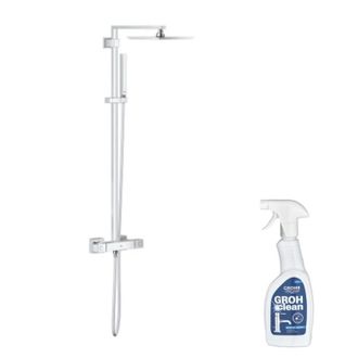 GROHE Columna De Ducha Termost&aacute;tica Grohe Euphoria Cube System 230 Con Limpiador Grohclean