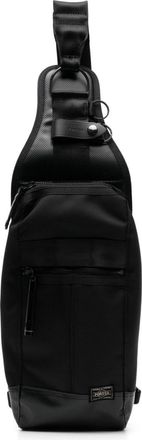 Porter-Yoshida & Co. logo-patch shoulder bag - unisex - Nylon - OS - Black