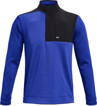 Under Armour Mens Storm Sweater Fleece Half Zip Blue2 L