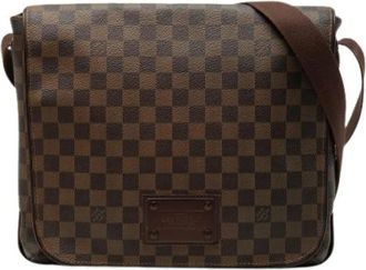 Louis Vuitton Pre-owned Brooklyn MM - Dames - Vintage Schoudertas - Bruin - ONE Size - Vintage