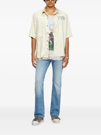 Diesel S-Brack-B-Epbr shirt - men - Lyocell/glass - 50 - Neutrals