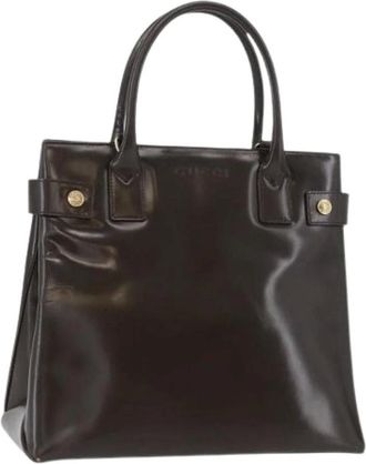 Gucci Pre-owned Handbags, female, Brown, Size: ONE SIZE Pre-owned Vintage Hand Bag