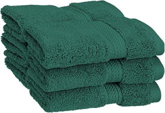 Superior Solid 6Pc Absorbent Face Egyptian Cotton Towel Set