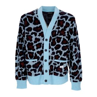 The Hundreds Killer Cardigan - Heren - Vesten - Blauw - L - Wol - Truien & Vesten