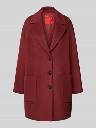 Max & Co. Relaxed Fit Mantel aus Woll-Mix Modell TAROCCO in Bordeaux, Gr&ouml;&szlig;e 36
