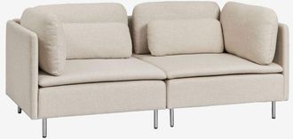 Sklum Sof&aacute; Modular De 2 Piezas En Tela Oriol Sklum