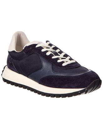 Gianvito Rossi Gravel Canvas & Suede Sneaker