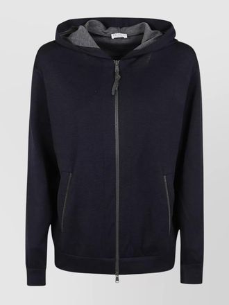 Brunello Cucinelli cotton and silk hoodie