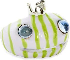Collina Strada Frog Prince Recycled Pewter Ring in Lilac Green Stripe at Nordstrom, Size 6