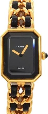 Chanel Pre-owned Watches, female, Black, Size: ONE SIZE Pre-owned Vintage Wristwatch