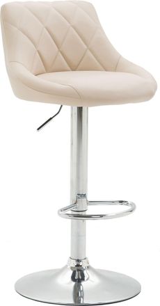 Clp Clp - Taburete De Bar Lazio Crema Cromado