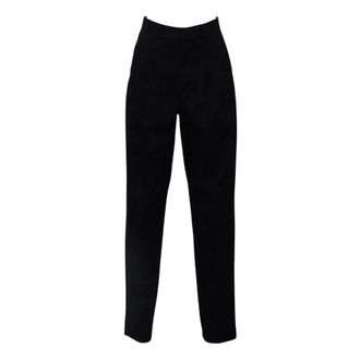 Carhartt Work in Progress Straight Trousers - Trousers - Mujer - Negro - W27
