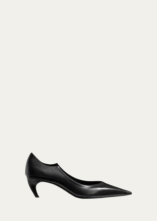 Khaite Valerie 55MM Leather Pumps