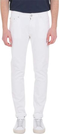 Pantaloni Torino Rock Bull Broek - Heren - Slim Fit Jeans - Wit - W34 - Katoen - Jeans