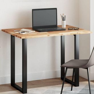 vidaXL Piano Tavolo Rettangolare 80x70x2cm in Legno Massello di Acacia - Vidaxl