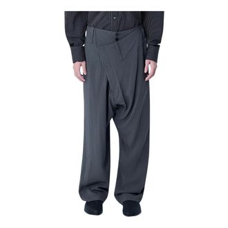 Vivienne Westwood Wide Trousers, male, Gray, Size: M Inferno Pants