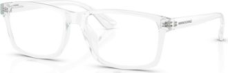 A|X Armani Exchange 56mm Rectangle optical glasses in Transparent at Nordstrom