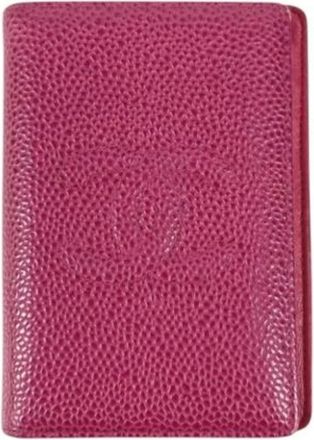 Chanel Pre-owned Wallets, female, Purple, Size: ONE SIZE Pre-owned Business Card Case