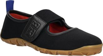 Wales Bonner Wales Bonner, Schoenen, Dames, Zwart, 36 EU, Leer, Leren ballerinas met bandje