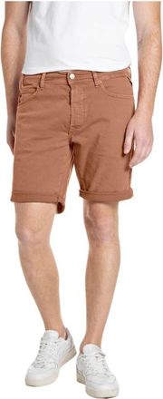 Replay Bermuda Tapered Fit Rbj.981 - - Shorts - Uomo - Marrone - W32