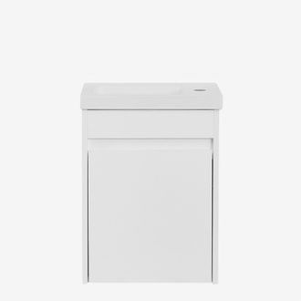 Sklum Sklum - Conjunto De Mueble De Ba&ntilde;o En Madera Con Lavabo Integrado Narek