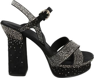 Ferragamo Sonya Suede Platform Sandals