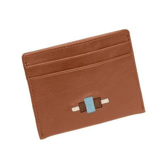 Pampeano Rombo Card Slip in Tan/brown/blue/cream at Nordstrom