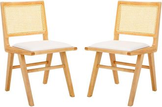 Safavieh Couture Hattie French Cane Cushion Dining Chair