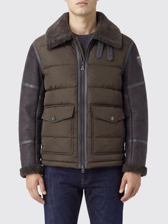 Blauer Padded Nylon Jacket with Faux Fur Collar