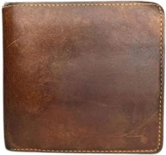 Louis Vuitton Pre-owned Leren Portemonnee - Dames - Vintage Accessoires - Bruin - ONE Size - Leer - Vintage