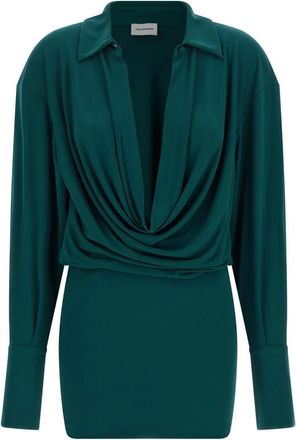Andamane Kleedjes, Dames, Groen, M, Lilia Mini Jurk