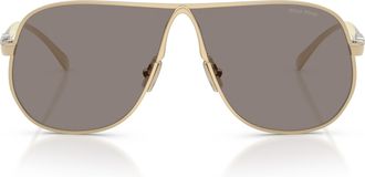 Miu Miu 0mu A56s Gold Aviator Sunglasses