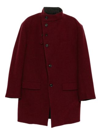 Yohji Yamamoto Cappotto reversibile - Rosso