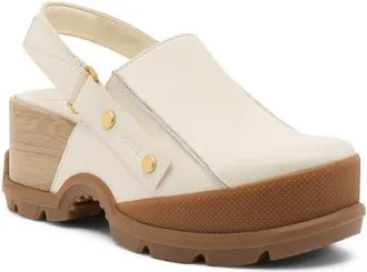 Sorel ROAMN RBR Clog in Snow/Gum 2 at Nordstrom, Size 12