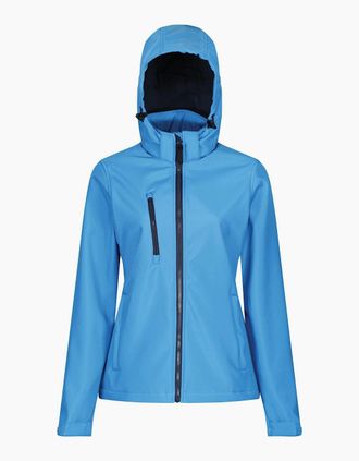 Regatta Womens Regatta Professional Womens/Ladies 3 Layer Membrane Soft Shell Jacket - Navy - Size: 10