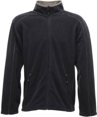 Regatta Mens Standout Adamsville Full Zip Fleece Jacket (S) (Navy/Smokey)
