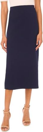 Vince Camuto Pull On Midi Skirt in Classic Navy at Nordstrom, Size Small