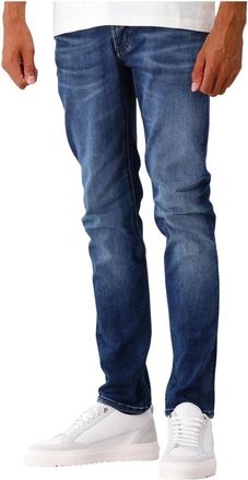 Denham Blauwe Jeans- Makkelijk te Stylen - Heren - Slim Fit Jeans - Blauw - W33 L32 - Katoen - Jeans