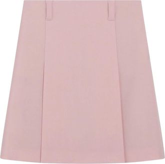 Miu Miu Falda Corta de Mezcla de Mohair - Skirts - Mujer - Rosa - S