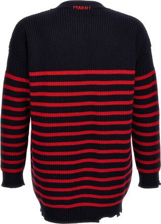 Marni Mens Multicolor Virgin Wool Cardigan Clothing