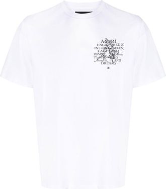Amiri logo-print cotton T-shirt - men - Cotton - M - White