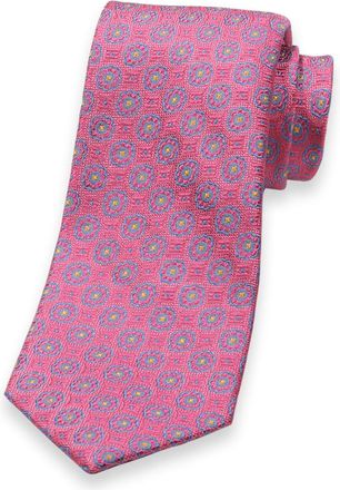 Paul Fredrick Medallion Woven Silk Tie
