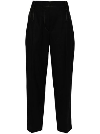 Brunello Cucinelli Pantaloni crop - Nero