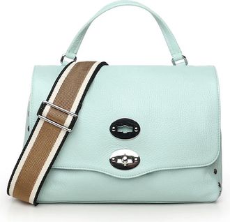 Zanellato Postina Bag - Dames - Handtassen - Blauw - ONE Size - Leer - Tassen