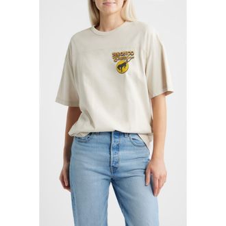Junk Food Bronco Graphic Print Cotton T-Shirt in Birch at Nordstrom, Size X-Small