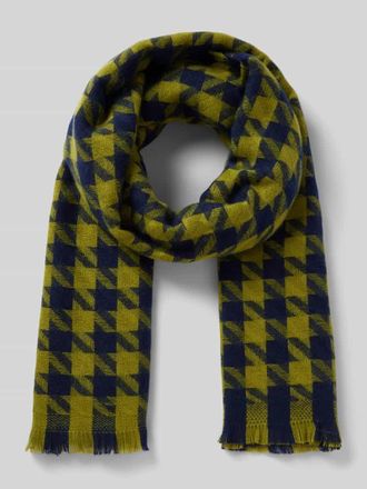 b.young B.Young Schal mit Ausfransungen Modell Vilya in Marine, Größe 1