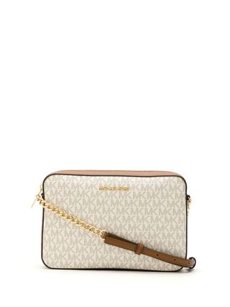 Michael Michael Kors large Jet Set EW crossbody bag - Beige