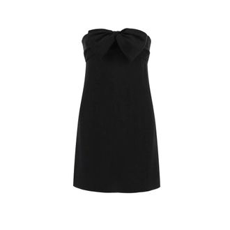 Saint Laurent Black Acetate Casual Womens Dress