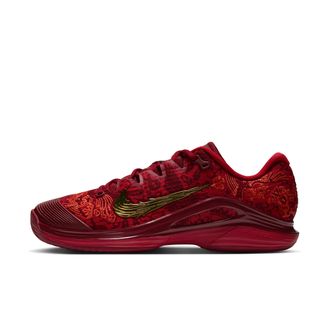 Nike Womens Vapor 12 Qinwen Zheng Hard Court Tennis Shoes in Red | IQ9093-600