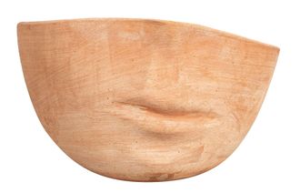 Biscottini International Biscottini - Jarr&oacute;n De Terracota En Forma De Cara, 100% Fabricado En Italia, Totalmente Hecho A Mano En El Torno